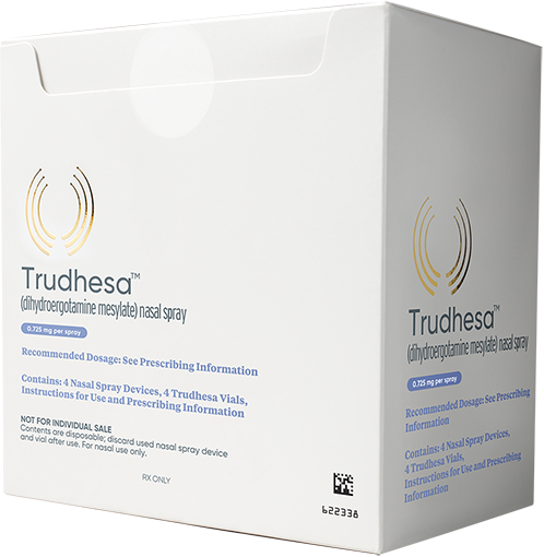 Closed multi-pack package of Trudhesa® Precision Olfactory Delivery (POD®)