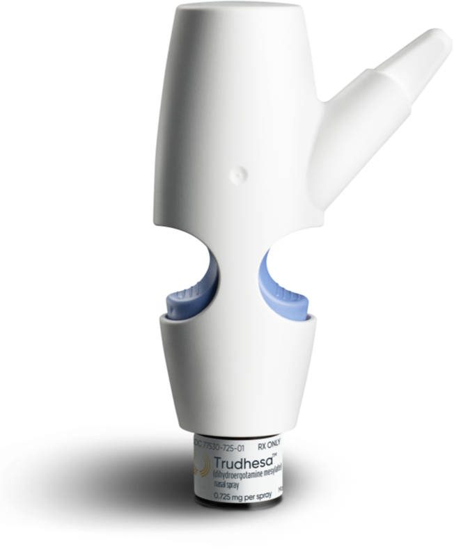 Product image of Trudhesa® Precision Olfactory Delivery (POD®) vertical upright facing right